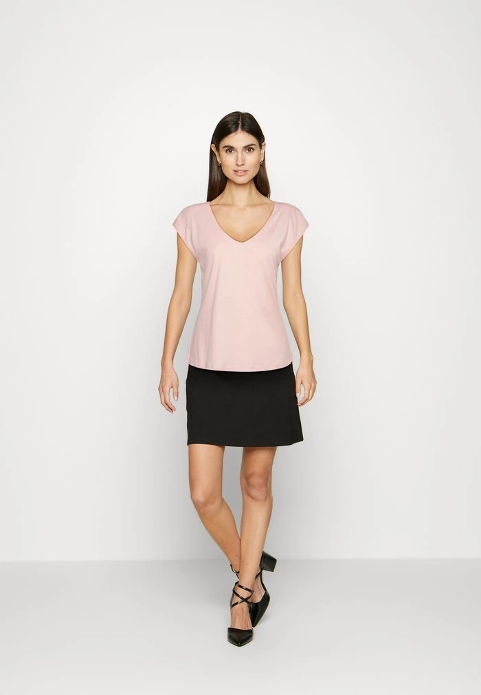 T-Shirt ANNA FIELD Anna Field Basic T-shirt Rose Femme | HEY-4926391